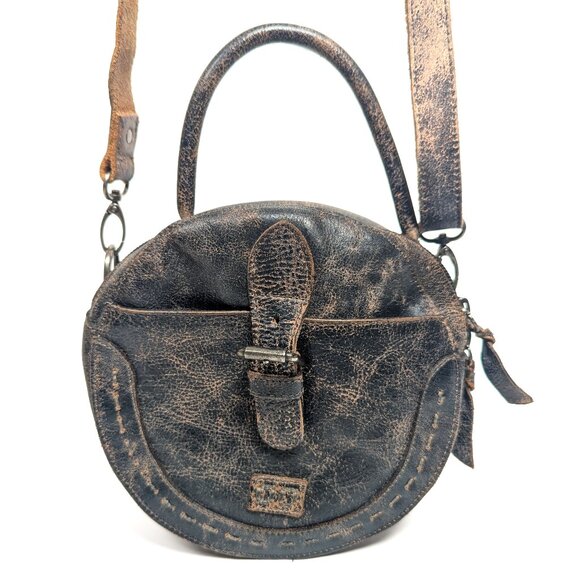 BED STU Arenfeld Distressed Shoulder Bag - Picture 1 of 15